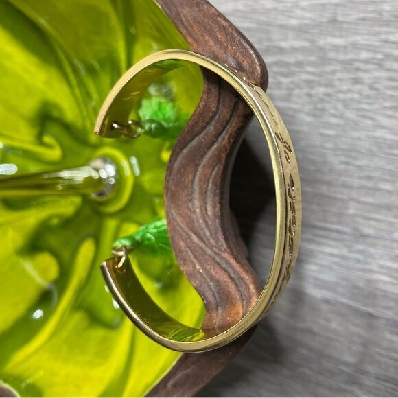 Lilly Pulitzer Sunny State of Mind Gold Tassel Cuff Bracelet - Picture 6 of 6